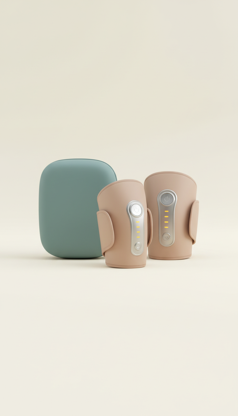 Heated Knee Massager Travel Case Set